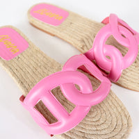 AILEEN-1 ESPADRILLE SANDAL WITH PU FOAM UPPER