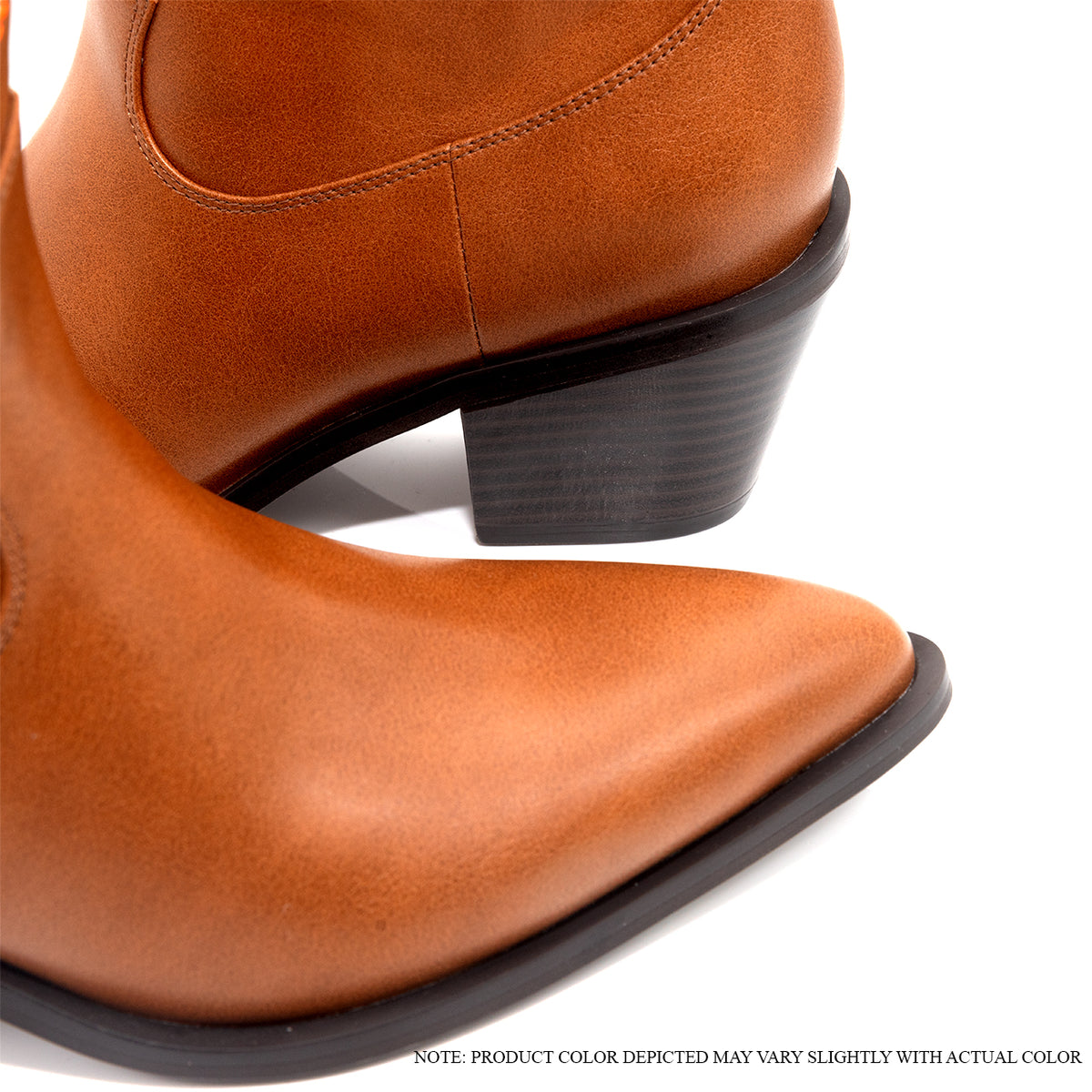 CASADI-1 EMBROIDERY COWBOY BOOTIE WITH MID HEEL