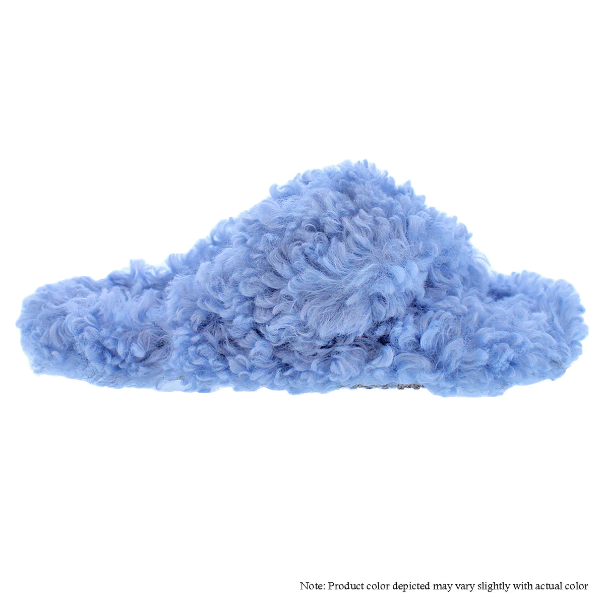 DEARLY-4 FAUX SHEEP WOOL CRISS-CROSS SLIPPERS