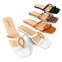 ELOWEN-1 CHIC METALLIC HARWARD SANDALS