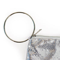H-HALO WOMEN DRAPERY EFFECT CHAINMAIL HANDBAG