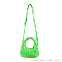H-MIU QUILTED POUCH DESIGN CROSSBODY BAG