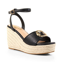 MISA-1  ESPADRILLE ANKLE STRAP SANDAL W/ ESPADRILLE WEDGGE