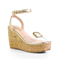 MISA-1  ESPADRILLE ANKLE STRAP SANDAL W/ ESPADRILLE WEDGGE