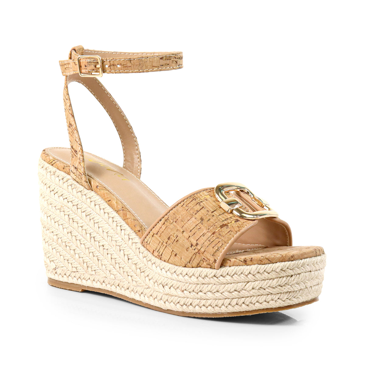 MISA-1  ESPADRILLE ANKLE STRAP SANDAL W/ ESPADRILLE WEDGGE