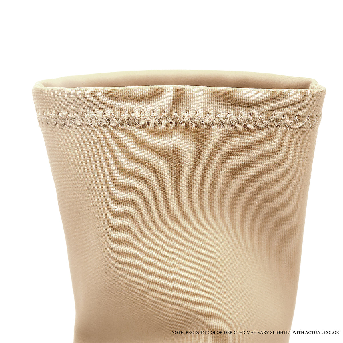 RESHA-2 NEOPRENE STRETCHY POINTED TOE BOOTIE WITH CLEAR HEEL