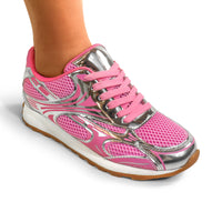 STELLA-4 RETRO TRENDY MESH TRAINING SNEAKER