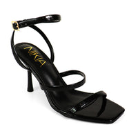 AGNES-2 OPEN TOE ANCKLE STRAPPY W/ HEEL