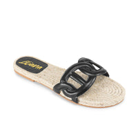 AILEEN-1 ESPADRILLE SANDAL WITH PU FOAM UPPER