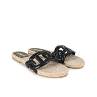 AILEEN-1 ESPADRILLE SANDAL WITH PU FOAM UPPER