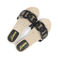 AILEEN-1 ESPADRILLE SANDAL WITH PU FOAM UPPER