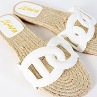 AILEEN-1 ESPADRILLE SANDAL WITH PU FOAM UPPER