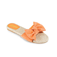 AILEEN-3 ESPADRILLE SLIDER WITH SINGLE BOW