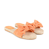 AILEEN-3 ESPADRILLE SLIDER WITH SINGLE BOW