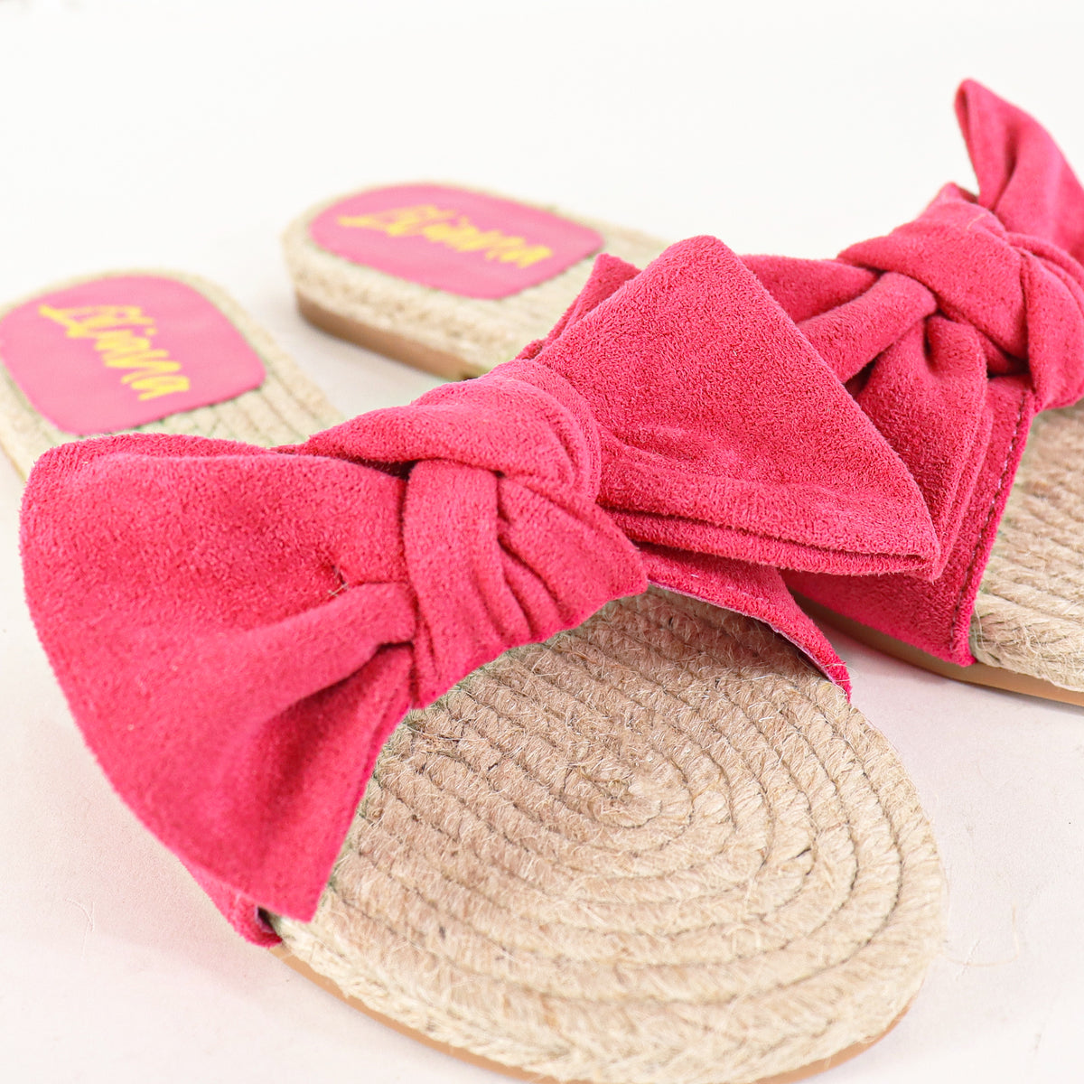 AILEEN-3 ESPADRILLE SLIDER WITH SINGLE BOW