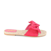 AILEEN-3 ESPADRILLE SLIDER WITH SINGLE BOW