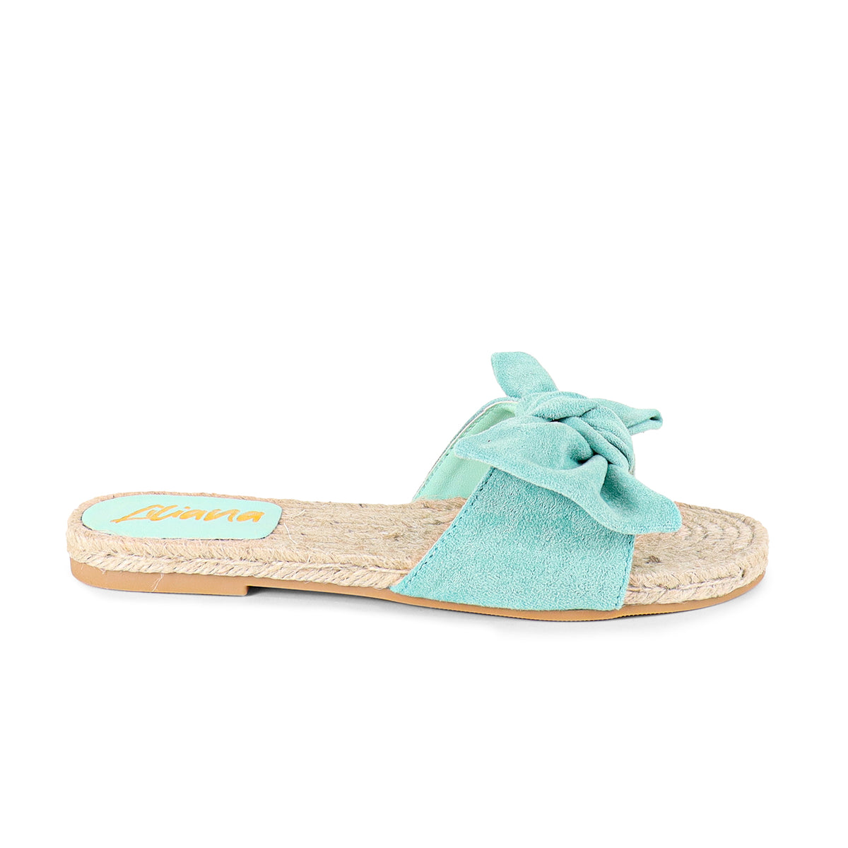 AILEEN-3 ESPADRILLE SLIDER WITH SINGLE BOW