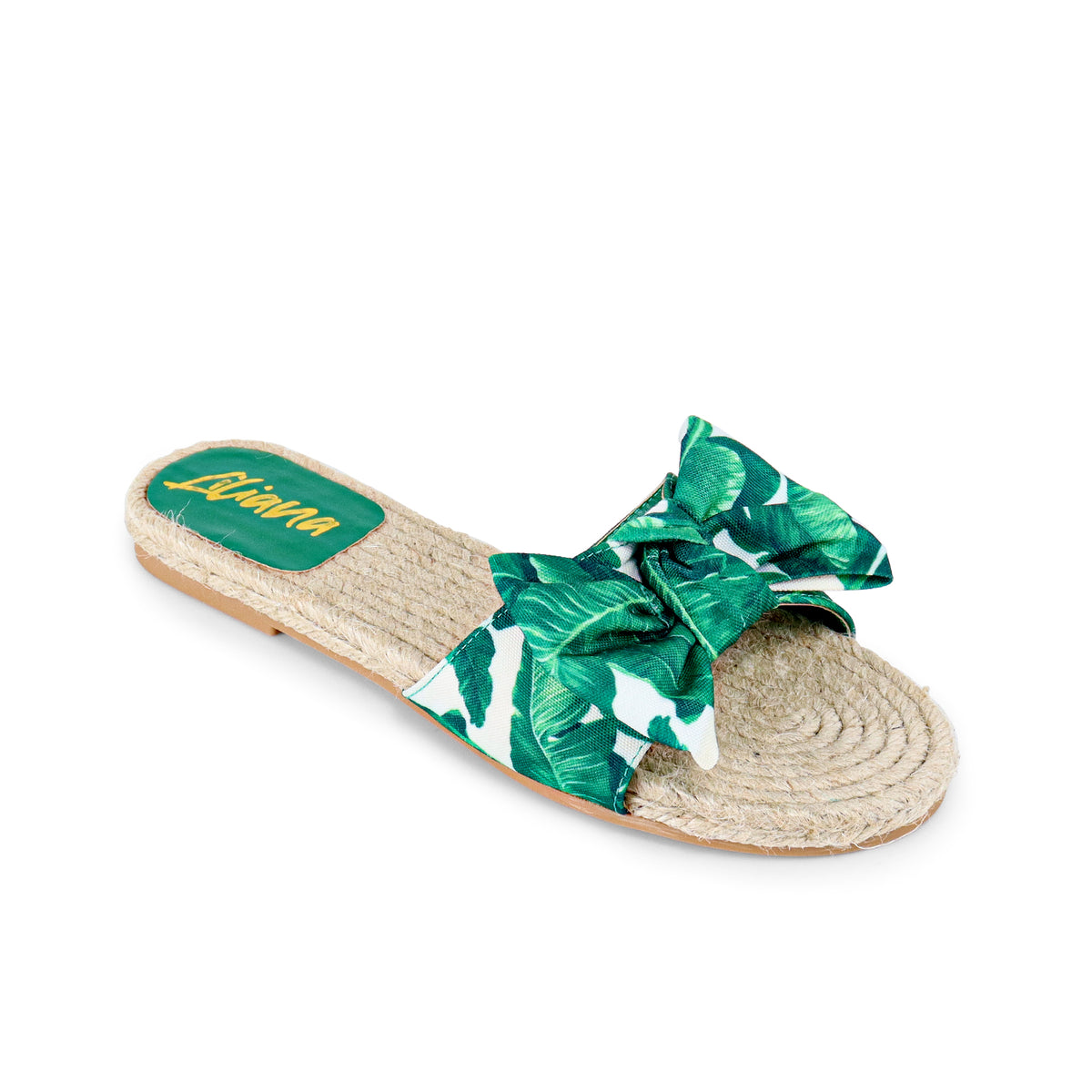 AILEEN-3 ESPADRILLE SLIDER WITH SINGLE BOW