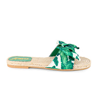 AILEEN-3 ESPADRILLE SLIDER WITH SINGLE BOW