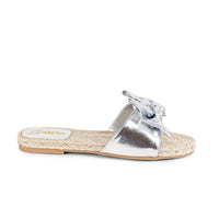 AILEEN-3 ESPADRILLE SLIDER WITH SINGLE BOW