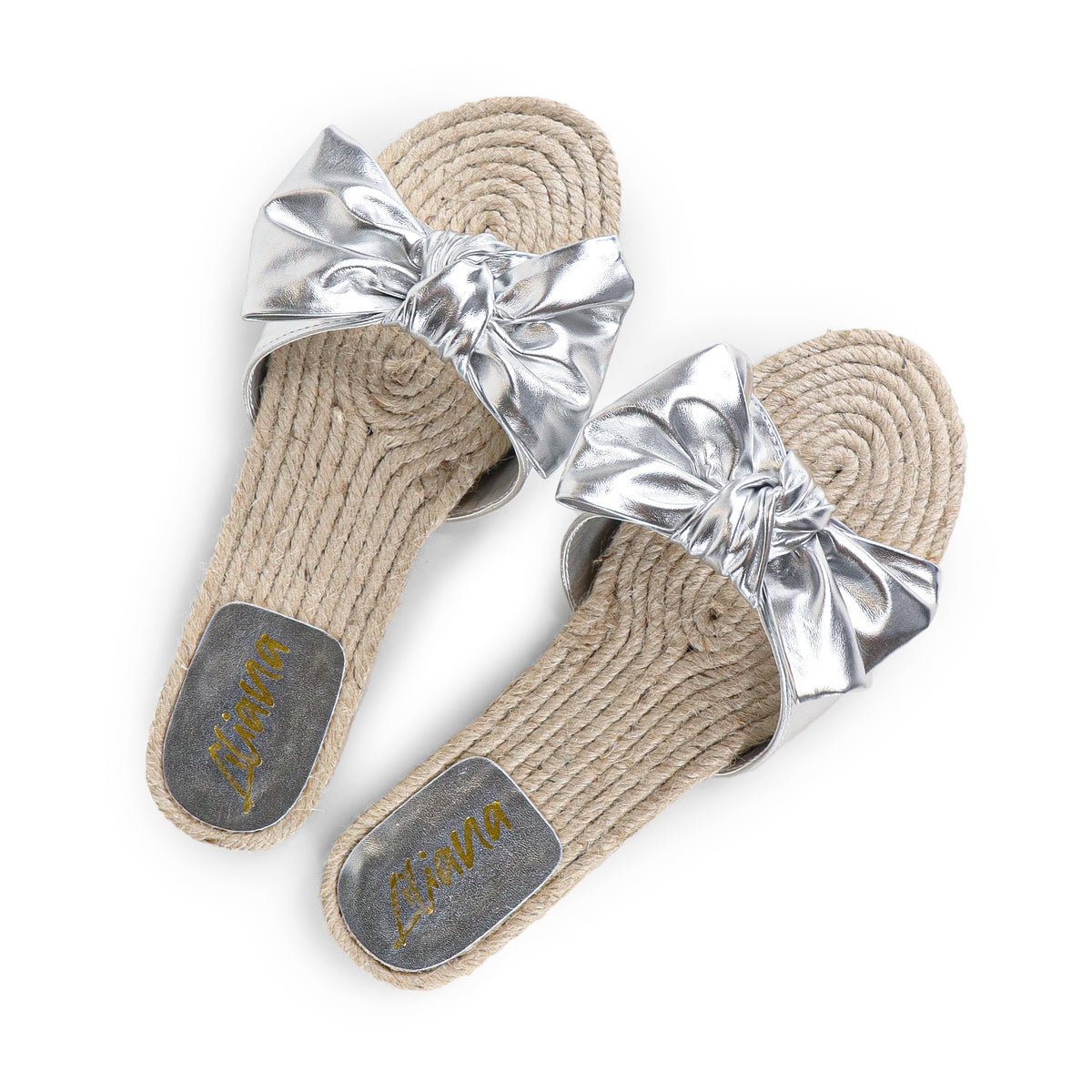 AILEEN-3 ESPADRILLE SLIDER WITH SINGLE BOW