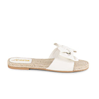 AILEEN-3 ESPADRILLE SLIDER WITH SINGLE BOW