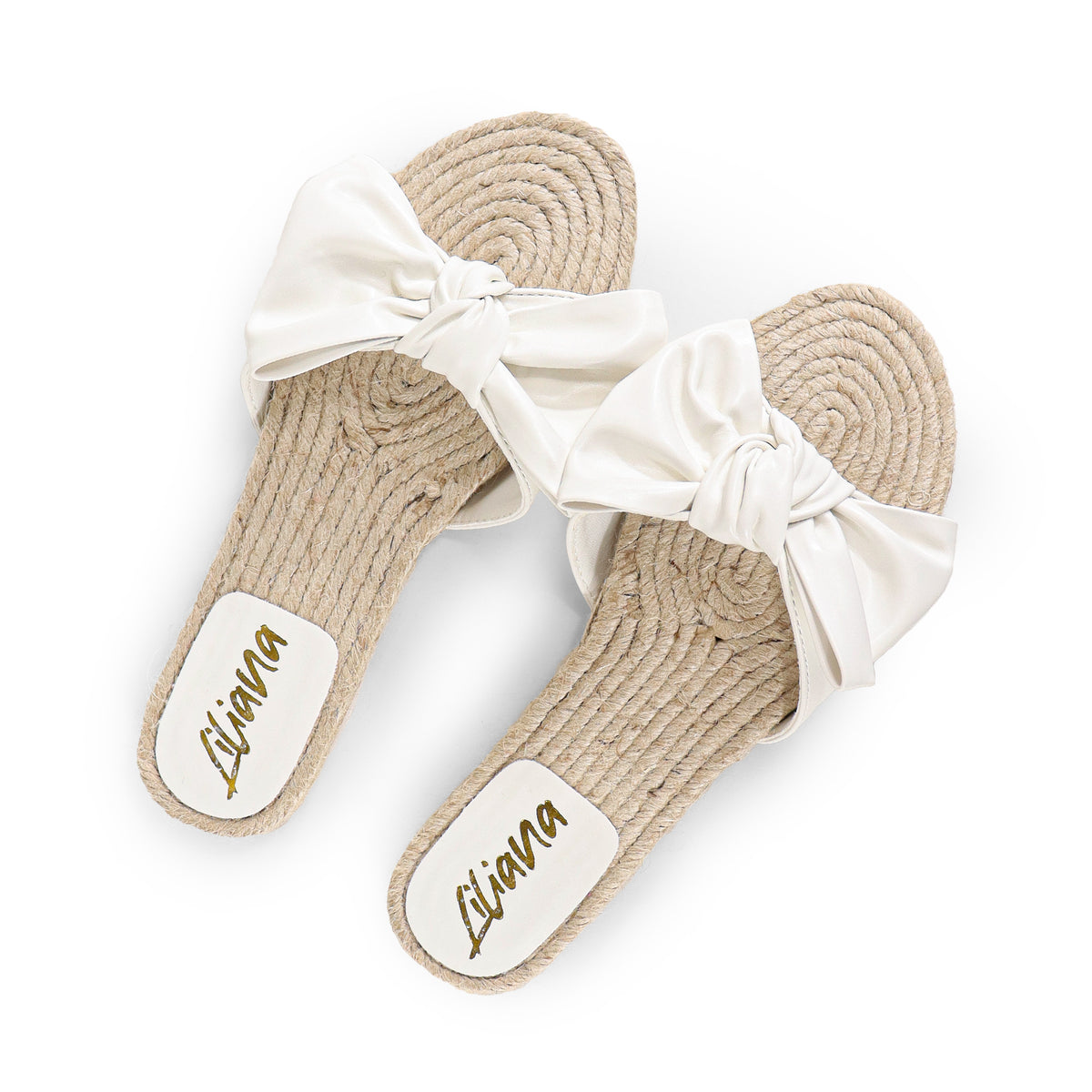 AILEEN-3 ESPADRILLE SLIDER WITH SINGLE BOW