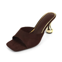 ARABELLA-2 MULE W/TWIRL HEEL