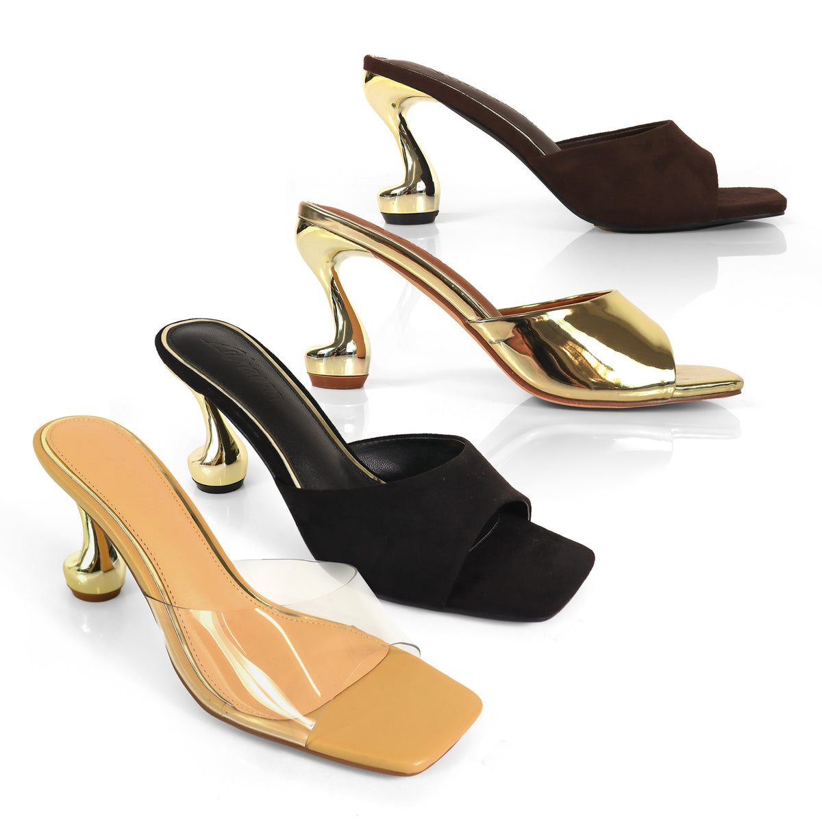 ARABELLA-2 MULE W/TWIRL HEEL