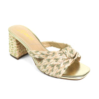 ASHLEY-1 RAFFIA W CHUNCKY HEEL