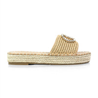 CHANELLE-1 RHINESTONE ESPADRILLE LOW PLATFORM
