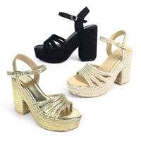 ANKLE STRAP W/ ESPADRILLE PLATFORM HEEL, DANDY-8