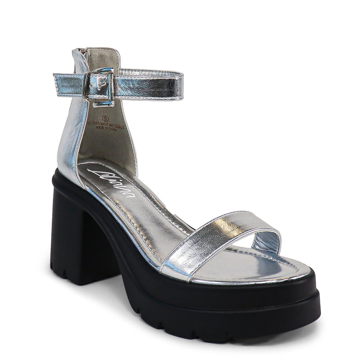 DEANA-1 STRAP PLATFORM WITH CHUNKY HEEL