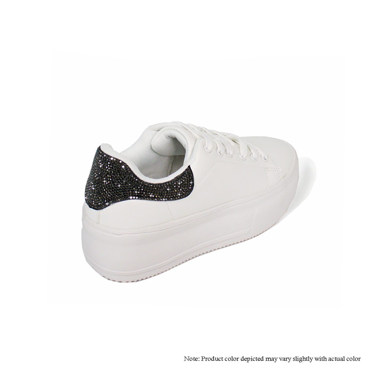 DIA-1A  OVERSIZED SNEAKER WITH HEEL COUNTER RHINESTONE