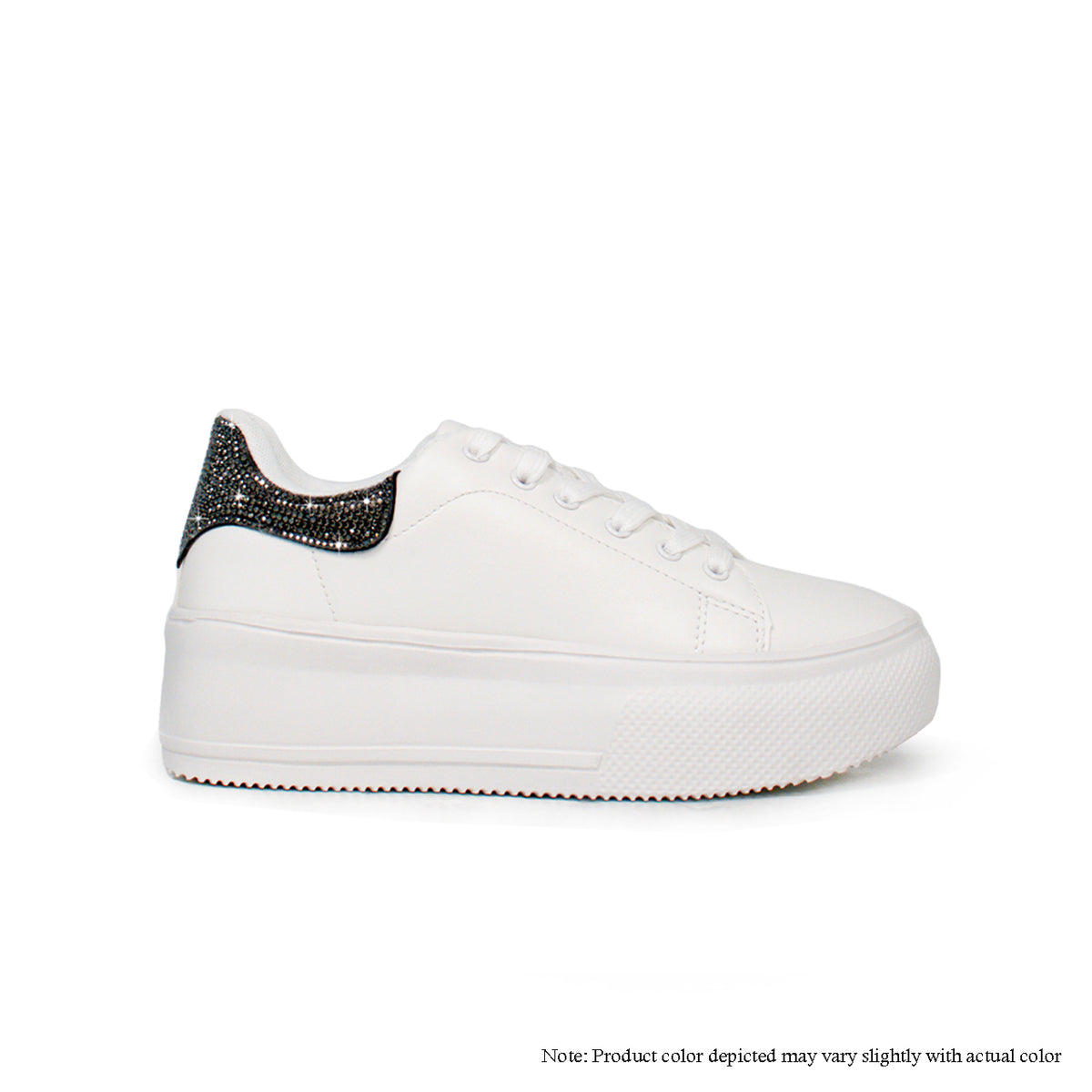 DIA-1A  OVERSIZED SNEAKER WITH HEEL COUNTER RHINESTONE