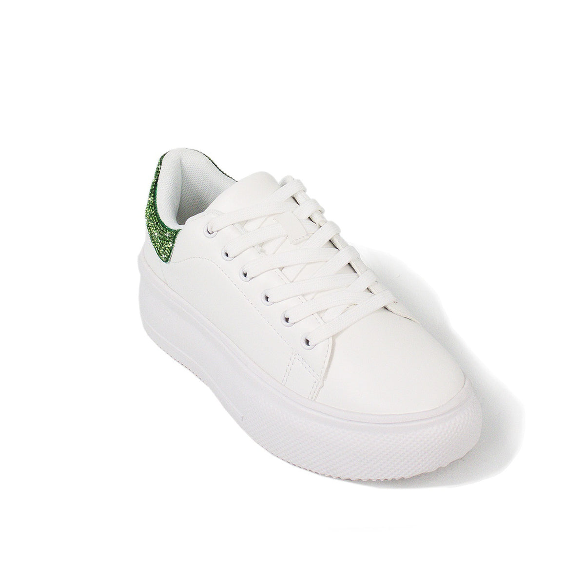 DIA-1A  OVERSIZED SNEAKER WITH HEEL COUNTER RHINESTONE