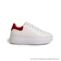 DIA-1A  OVERSIZED SNEAKER WITH HEEL COUNTER RHINESTONE