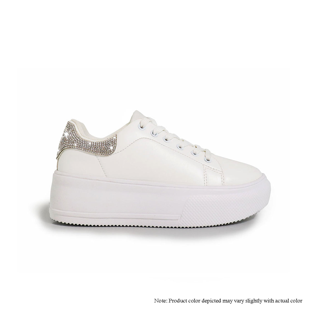 DIA-1A  OVERSIZED SNEAKER WITH HEEL COUNTER RHINESTONE