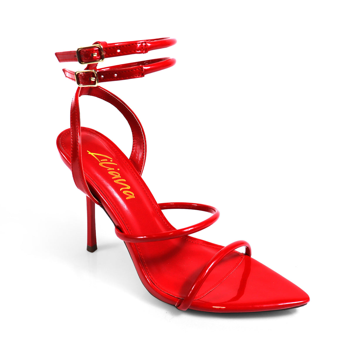POINTED TOE STRAP W/ STILETTOS HEEL, DIVA-4