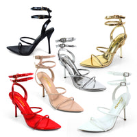 POINTED TOE STRAP W/ STILETTOS HEEL, DIVA-4