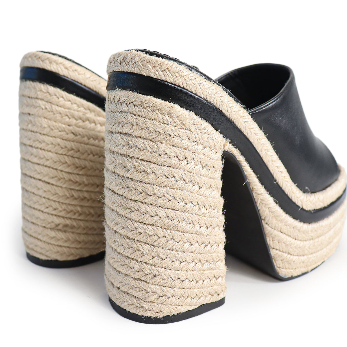 DIXIE-1 OPEN TOE ESPADRILLE PLATFORM HEEL