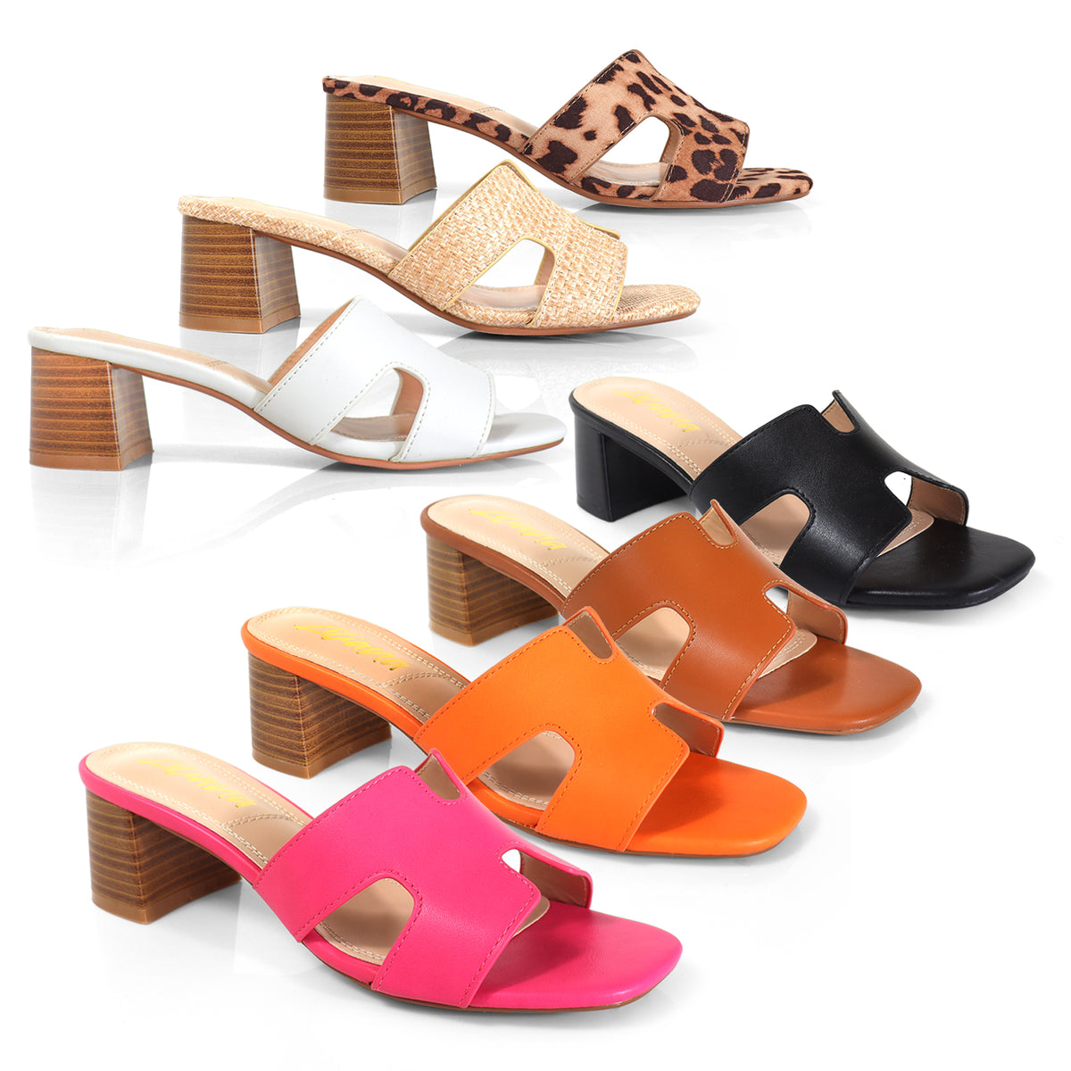 ELENA-1 ALMOND OPEN TOE MID HIGH HEEL