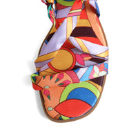 STRAPPY LACE UP SANDAL, EVA-2
