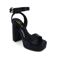 FELIZA-4 RAFFIA PLATFORM HEEL