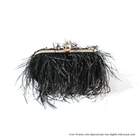 H-DUBAI WOMEN OSTRICH FEATHER HANDBAG