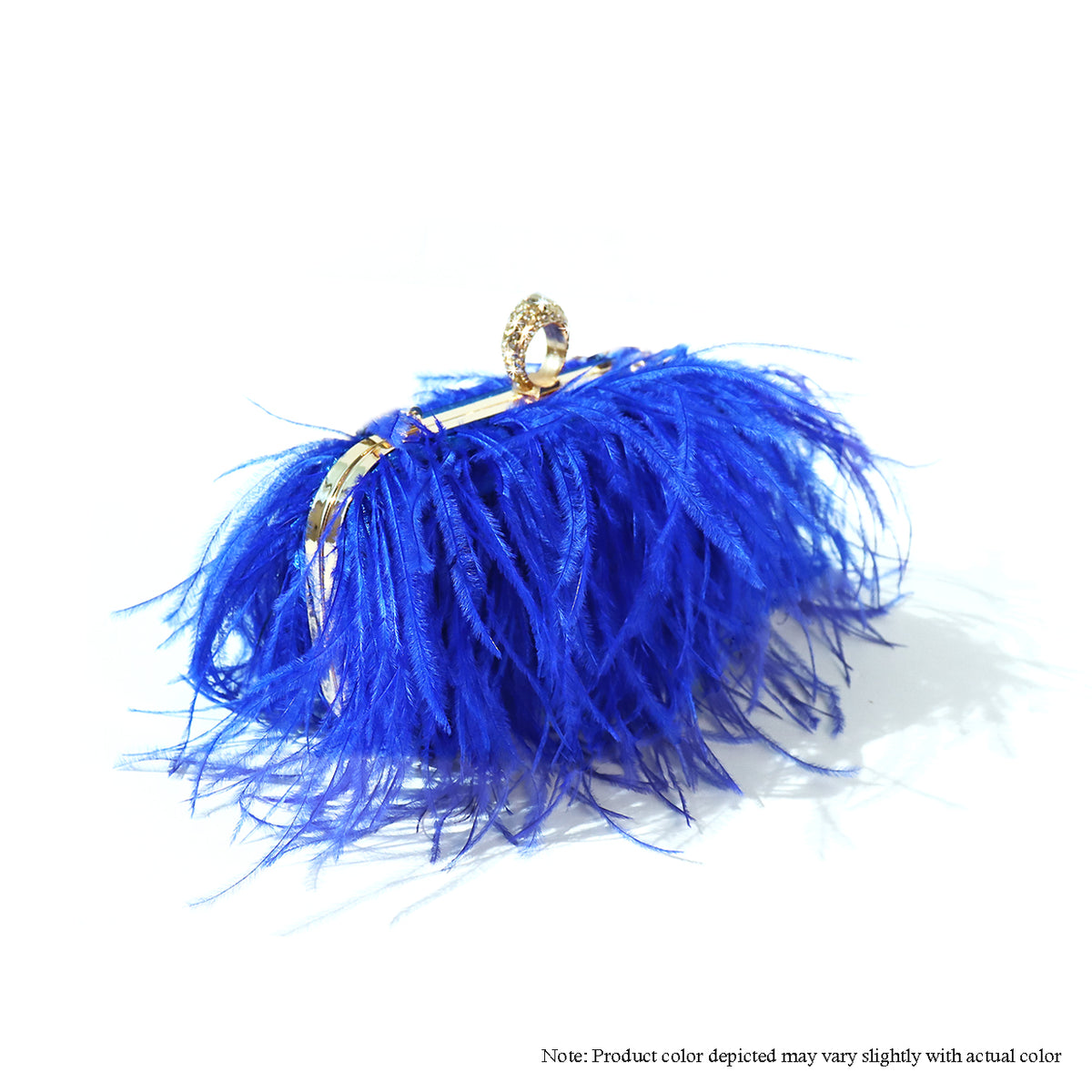 H-DUBAI WOMEN OSTRICH FEATHER HANDBAG