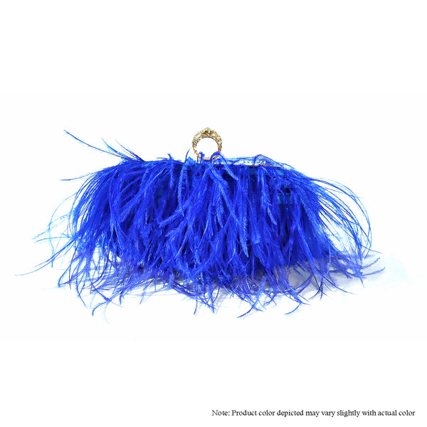 H-DUBAI WOMEN OSTRICH FEATHER HANDBAG