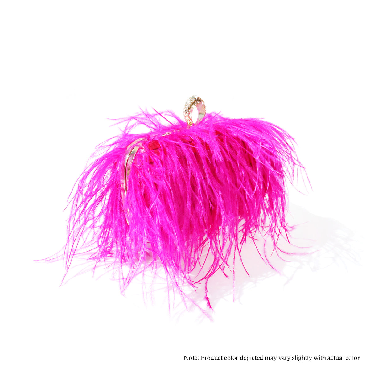 H-DUBAI WOMEN OSTRICH FEATHER HANDBAG