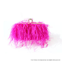 H-DUBAI WOMEN OSTRICH FEATHER HANDBAG