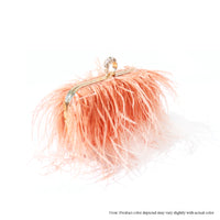 H-DUBAI WOMEN OSTRICH FEATHER HANDBAG